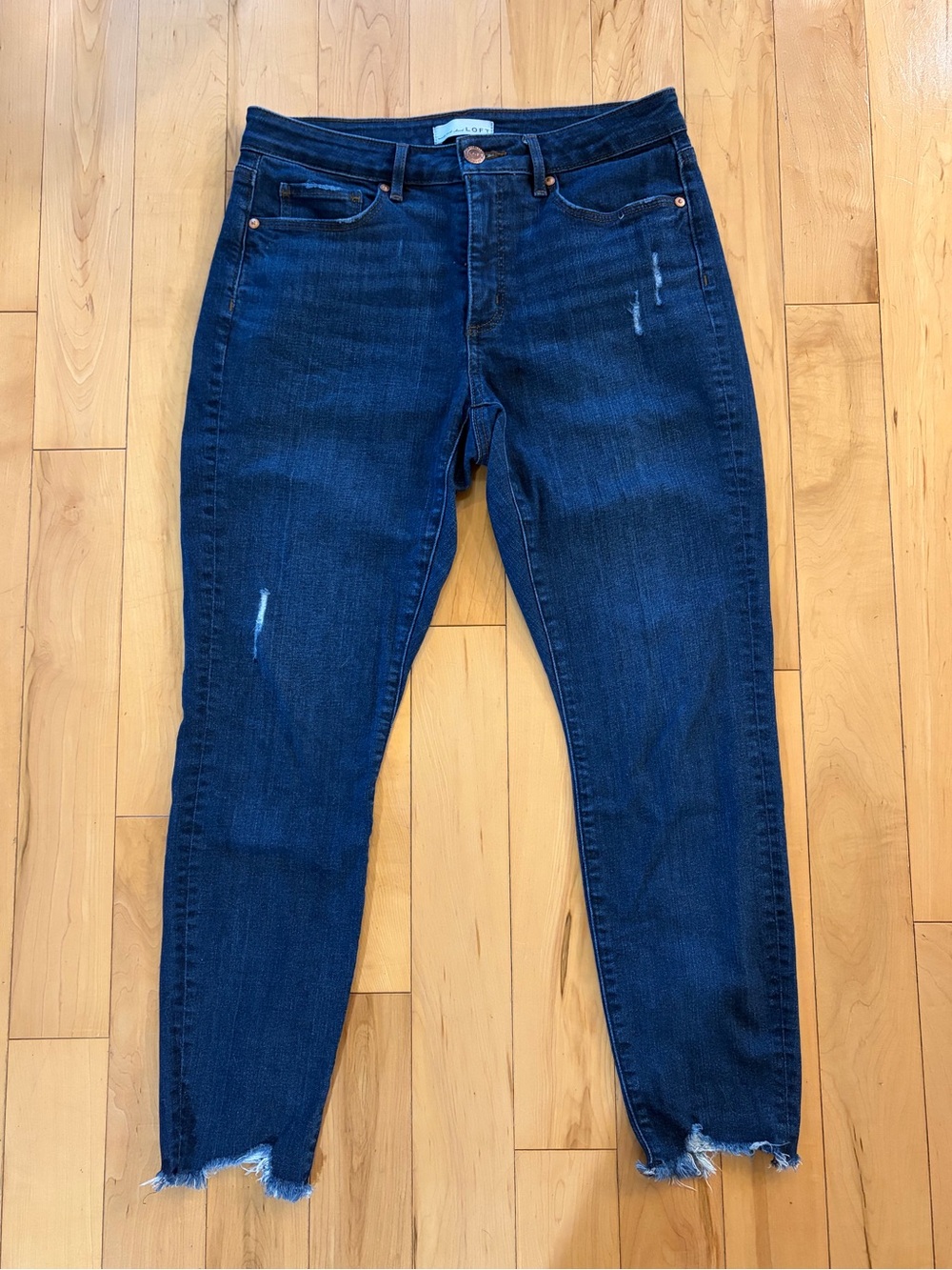 Loft Curvy Skinny Jeans size 6